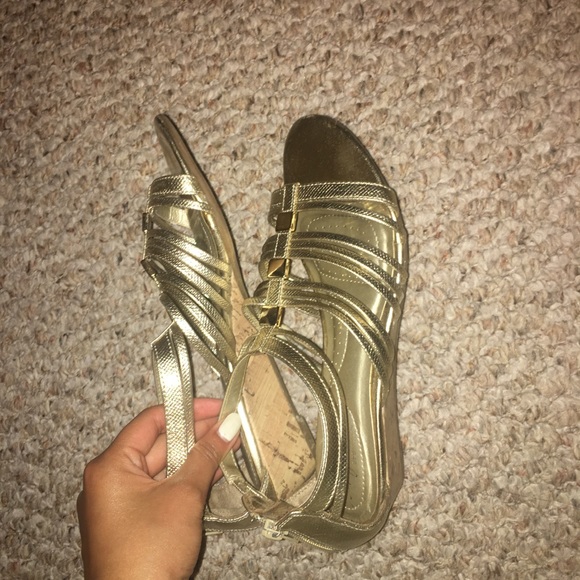 Gold Sandals - Picture 3 of 3